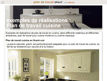 Tablet Screenshot of plan-cuisine.fr